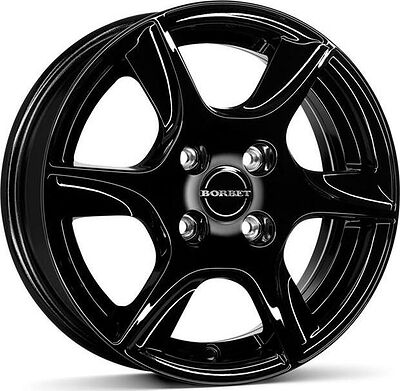 Borbet TL 7x16 5x112 ET 39 Dia 66.5 Black glossy
