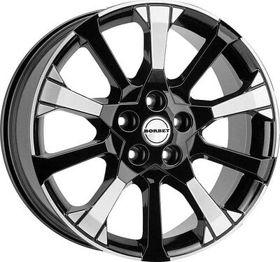Borbet X10 8x18 5x112 ET 35 Dia 72.5 Cristal silver