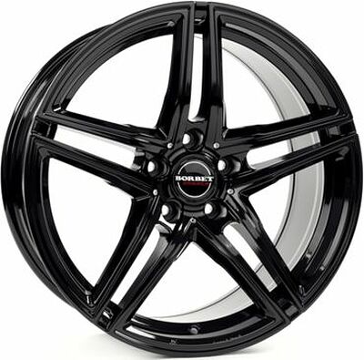 Borbet XRT 8.5x19 5x112 ET 30 Dia 72.5 Black glossy