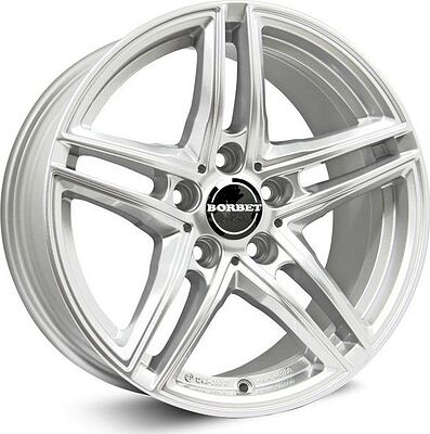 Borbet XRT 9x18 5x112 ET 21 Dia 66.5 Brilliant silver