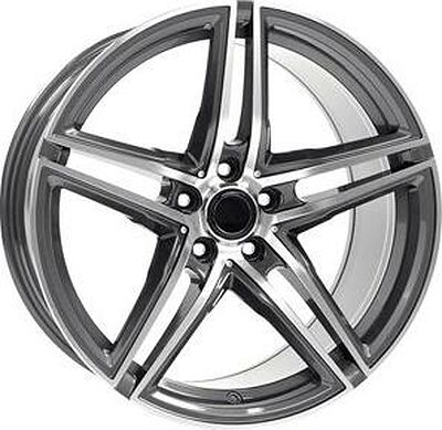 Borbet XRT 8x18 5x112 ET 40 Dia 72 mf graphite polished