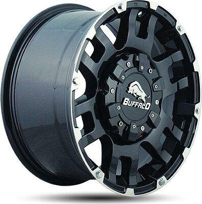 Buffalo BW-004 8.5x18 5x150 ET 25 Dia 110.1 gloss-black-machined-face