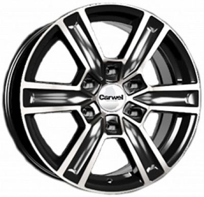 Carwel Пирос 7.5x17 6x139.7 ET 38 Dia 67.1 BK