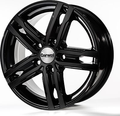 Carwel Волга 178 6x15 5x100 ET 43 Dia 57.1 BK