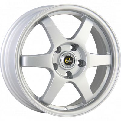 Cross Street CR-08 6x15 4x100 ET 36 Dia 60.1 silver