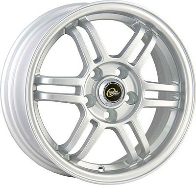Cross Street CR-10 6x14 4x100 ET 43 Dia 60.1 silver