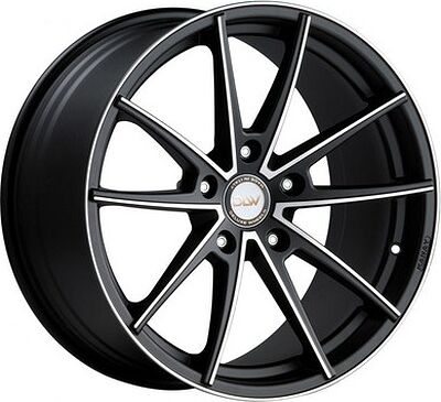 DLW MANAY 10.5x20 5x120 ET 25 Dia 78.1 Black Matt Polish