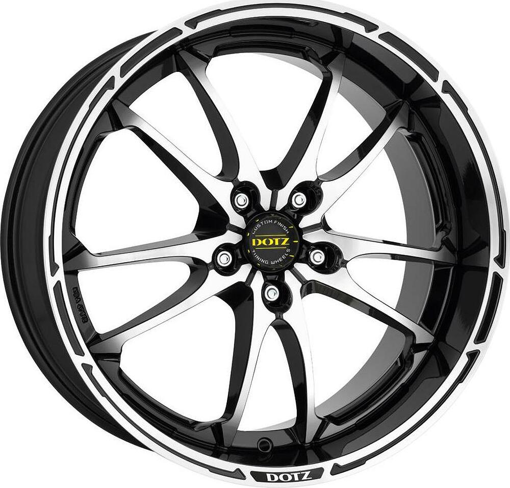 Dotz Tupac 8x18 5x112 ET 40 Dia 70.1 silver