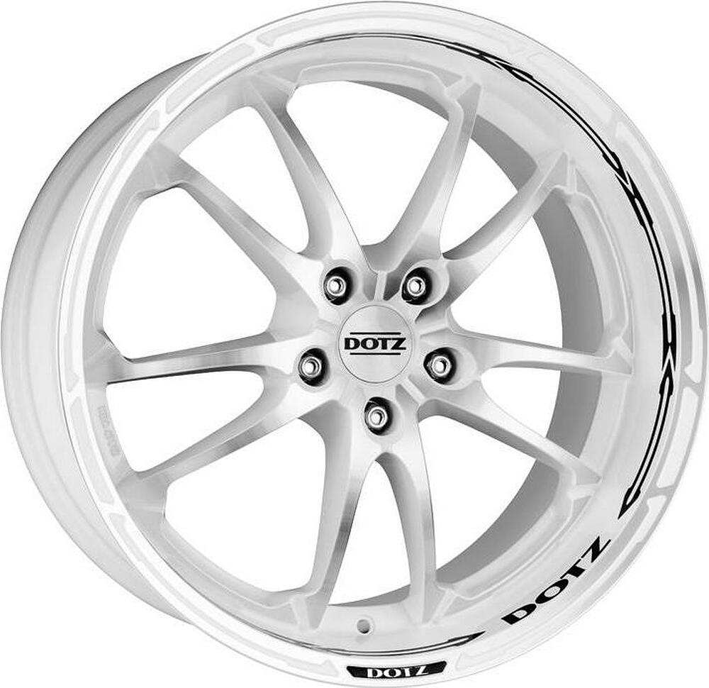 Dotz Tupac 8x18 5x112 ET 40 Dia 70.1 silver