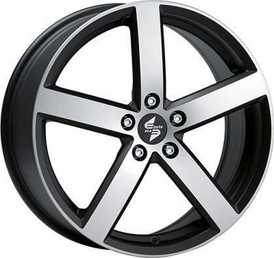 Eta Beta Eros 8x18 5x108 ET 55 Dia 63.4 Matt Black Pace Polish