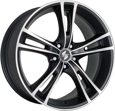 Eta Beta Rochel 8x17 5x120 ET 34 Dia 78.1 Black Matt Polish