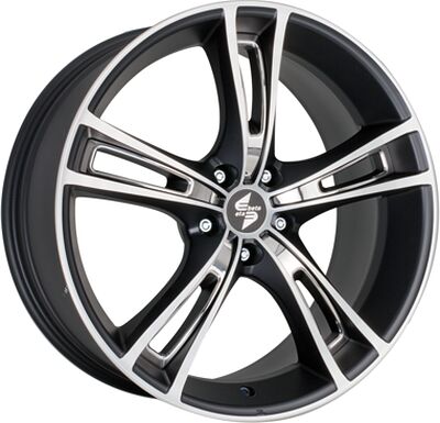 Eta Beta Rochel/x 8x17 5x120 ET 34 Dia 78.1 Black Matt Polish