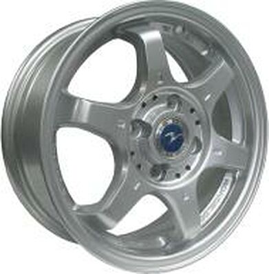 Fly F010 5.5x14 4x98 ET 38 Dia 58.6 silver
