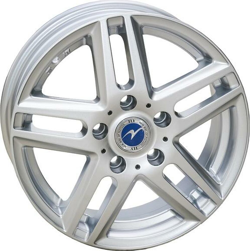 Fly F014 6.5x16 5x105 ET 39 Dia 56.5 silver