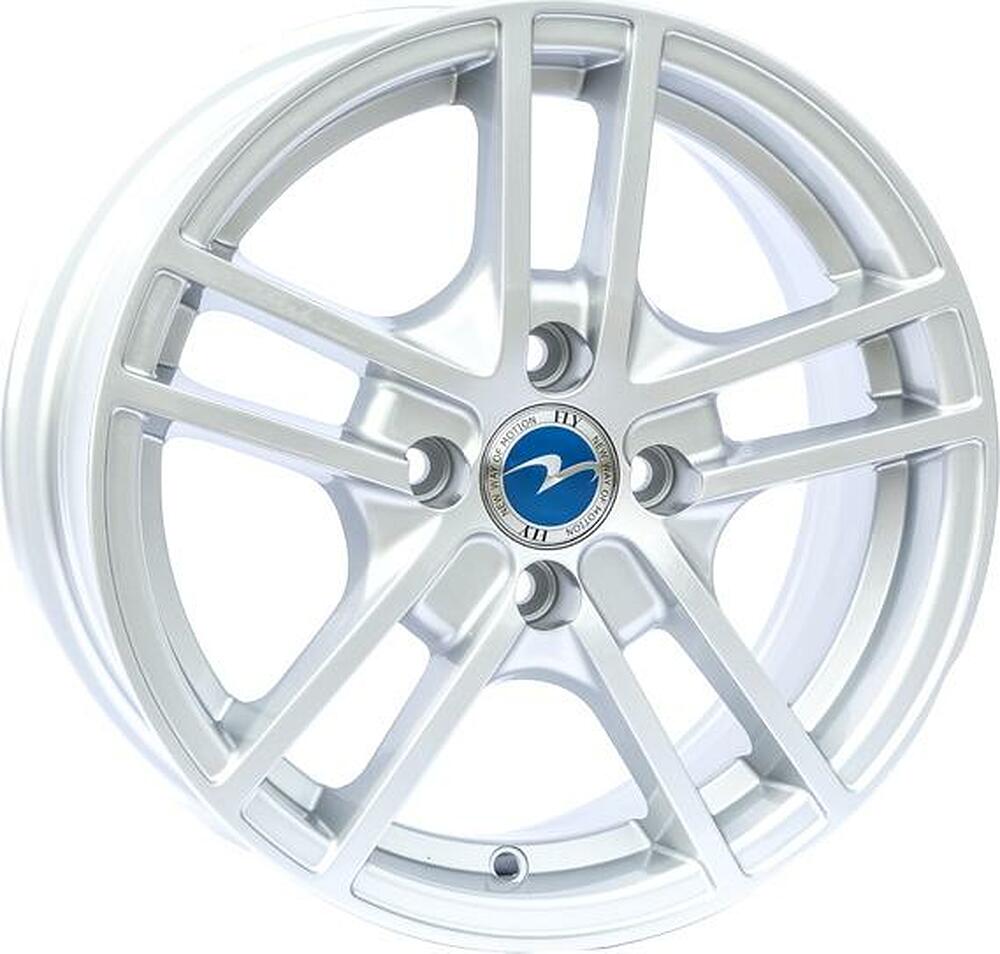 Fly F026 6.5x15 4x114.3 ET 40 Dia 73.1 silver