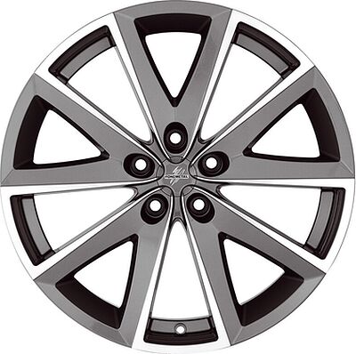 Fondmetal 7600 7.5x17 5x112 ET 35 Dia 67.2 Glossy Titanium Machined