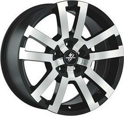Fondmetal 77001 7x16 5x114.3 ET 40 Dia 67.2 Black polished