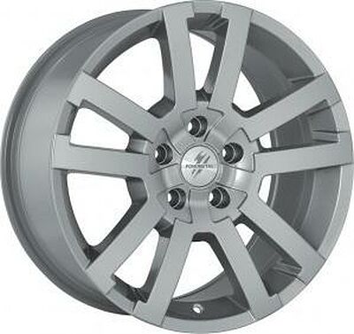 Fondmetal 77001 8x17 6x127 ET 38 Dia 78.1 Silver