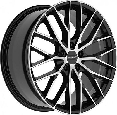 Fondmetal Makhai 9x21 5x112 ET 25 Dia 66.5 Black Glossy Machined