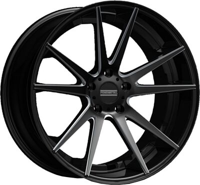 Fondmetal STC10 8x19 5x114.3 ET 30 Dia 75 Matt Black Milled