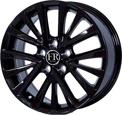 FR Replica TY721 7x17 5x114.3 ET 45 Dia 60.1 Black
