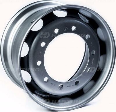 Hartung 521-15 9x22.5 10x335 ET 165.5 Dia 281 silver
