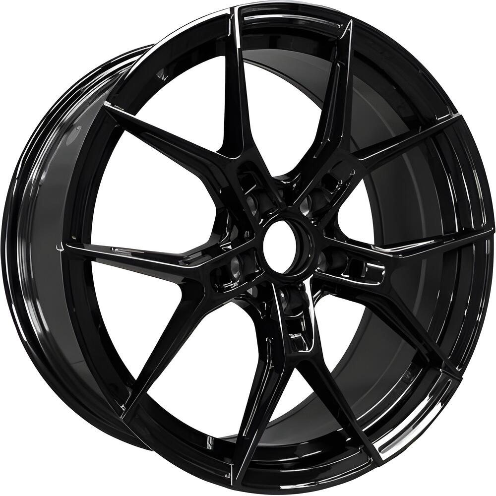 Hengde 5063 7x17 5x114 ET 38 Dia 73 Gloss Black