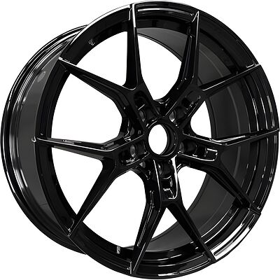 Hengder 5063 7x17 5x112 ET 35 Dia 66 Gloss Black