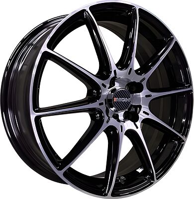 Inch FA8537 6.5x17 5x108 ET 43 Dia 65.1 Gloss Black Machined Face