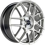 Inch FA8541 7x17 5x112 ET 40 Dia 57.1 Gloss Black Machined Face
