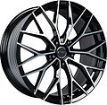 Inch GA8532 9.5x21 5x120 ET 49 Dia 72.6 Gloss Black Machined Face