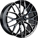 Inch GA8532 9.5x21 5x112 ET 31 Dia 66.6 Gloss Black Machined Face