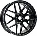 Inch ULF-R07 9.5x19 5x112 ET 43 Dia 66.56 Black Machine Lip