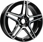 Inch ULF-R09 9x20 5x112 ET 44 Dia 66.56 Gloss Gray Machine Face