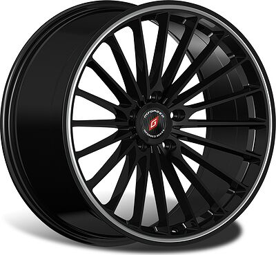 Inforged IFG36 8.5x20 5x108 ET 45 Dia 63.3 Matt Black Undercut Lip
