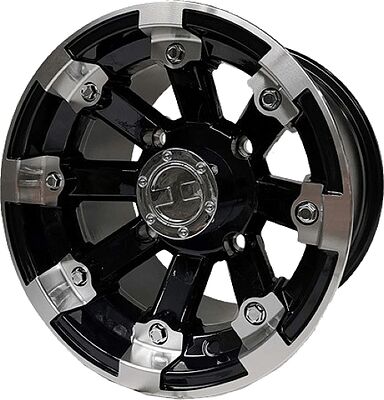 Jinfei ATV 7x12 4x110 ET 2.5 Dia 86 Gloss Black Machines