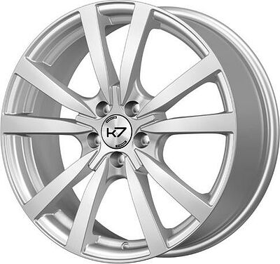 K7 K-107 7x17 5x108 ET 45 Dia 67.1 серебро