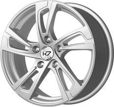 K7 K-77 6.5x16 5x112 ET 40 Dia 66.6 серебро