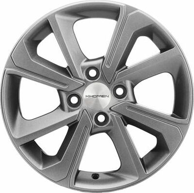 Khomen Wheels KHW1501 (Rio II) 6x15 4x100 ET 46 Dia 54.1 G-Silver