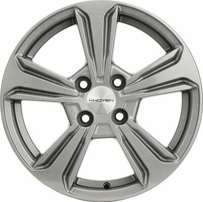 Khomen Wheels KHW1502 (Vesta/Almera) 6x15 4x100 ET 50 Dia 60.1 G-Silver