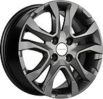 Khomen Wheels KHW1503 Rio/Solaris 6x15 4x100 ET 46 Dia 54 Gray