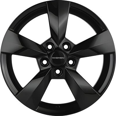 Khomen Wheels KHW1504 (Fabia) 6x15 5x100 ET 43 Dia 57.1 Black