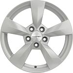 Khomen Wheels KHW1504 (Polo) 6x15 5x100 ET 40 Dia 57.1 F-Silver Khomen Wheels KHW1504 (Polo) 6x15 5x100 ET 40 Dia 57.1 F-Silver