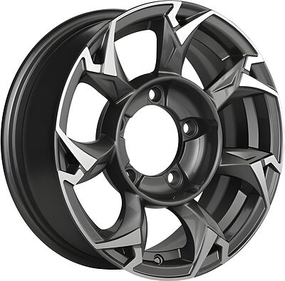 Khomen Wheels KHW1505 (Lada NIVA 4x4) 5.5x15 5x139.7 ET 5 Dia 98.5 Gray-FP