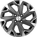 Khomen Wheels KHW1508 (Cobalt) 6x15 4x100 ET 39 Dia 56.6 Gray-FP