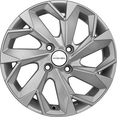 Khomen Wheels KHW1508 6x15 4x100 ET 40 Dia 60.1 F-SILVER