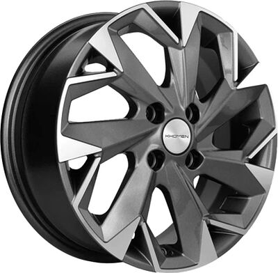 Khomen Wheels KHW1508 (Lada Granta) 6x15 4x98 ET 35 Dia 60.1 Gray-FP