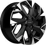 Khomen Wheels KHW1508 (Logan/Sandero) 6x15 4x100 ET 40 Dia 60.1 Black-FP