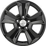 Khomen Wheels KHW1601 (Chery Tiggo 3/Tiggo 3 Pro) 6.5x16 5x108 ET 45 Dia 60.1 Black