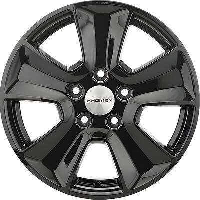 Khomen Wheels KHW1601 (Mitsubishi) 6.5x16 5x114.3 ET 46 Dia 67.1 Black